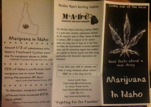 Meridian Idaho Reefer Madness